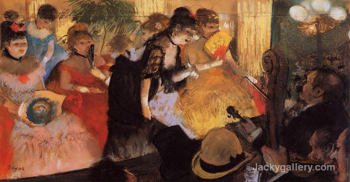 The Cafe Concert by Edgar Degas paintings reproduction